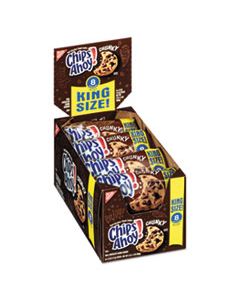 CHIPS AHOY CHOCOLATE CHIP COOKIES, KING SIZE, 4.15 OZ PACK, 8/BOX
