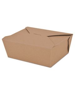 SCH0768 CHAMPPAK RETRO CARRYOUT BOXES #8, KRAFT, 6 X 4.75 X 2.5, BROWN, 50/PACK, 6 PACKS/CARTON