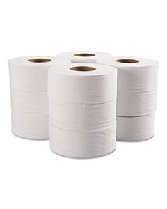 GEN29B JUMBO BATHROOM TISSUE, SEPTIC SAFE, 2-PLY, WHITE, 650 FT, 12 ROLL/CARTON