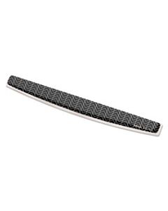 FEL9550001 PHOTO GEL WRIST REST WITH MICROBAN, 18 1/2 X 2 5/16 X 3/4, GRAY/WHITE