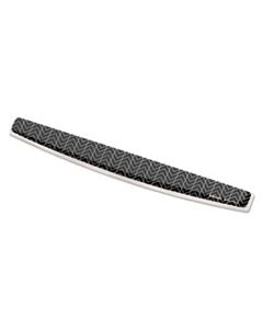 FEL9550001 PHOTO GEL WRIST REST WITH MICROBAN, 18 1/2 X 2 5/16 X 3/4, GRAY/WHITE