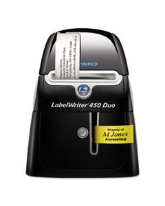 DYM1752267 LABELWRITER DUO PRINTER, 2 3/10" LABELS, 71 LABEL/MIN, 5 1/2W X 7 4/5D X 7 3/10H