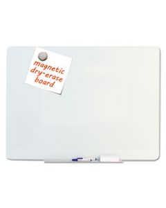 BVCGL110101 MAGNETIC GLASS DRY ERASE BOARD, OPAQUE WHITE, 60 X 48