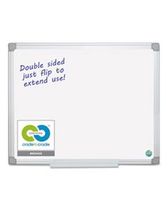 BVCMA2100790 EARTH SILVER EASY CLEAN DRY ERASE BOARDS, 48 X 96, WHITE, ALUMINUM FRAME