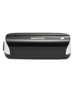 BOSEHP3BLK 12-SHEET ELECTRIC THREE-HOLE PUNCH, BLACK