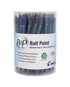 PIL57050 B2P BOTTLE-2-PEN RETRACTABLE BALLPOINT PEN, 1MM, ASSORTED INK/BARREL, 36/PACK