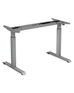 ALEHT2SSG 2-STAGE ELECTRIC ADJUSTABLE TABLE BASE, 27.5" TO 47.2" HIGH, GRAY