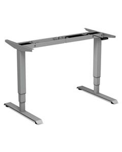 ALEHT3SAG ADAPTIVERGO 3-STAGE ELECTRIC TABLE BASE W/MEMORY CONTROLS, 25" TO 50.7", GRAY