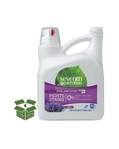 SEV22794CT NATURAL LIQUID LAUNDRY DETERGENT, LAVENDER/BLUE EUCALYPTUS, 99 LOADS,150 OZ,4/CT