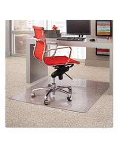 ESR162017 DIMENSIONS CHAIR MAT FOR CARPET, RECTANGULAR, 46 X 60, CLEAR