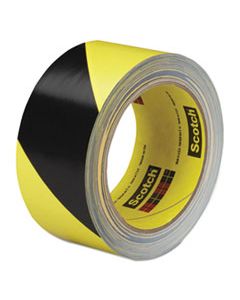 MMM57022 CAUTION STRIPE TAPE, 2W X 108FT ROLL