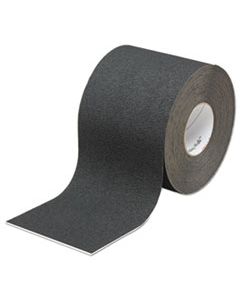 MMM19296 SAFETY-WALK SLIP-RESISTANT MEDIUM RESILIENT TREAD ROLLS, BLACK, 4W X 60FT.