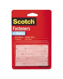 MMMRFD7090 EXTREME FASTENERS, 1" X 3", CLEAR, 2/PACK