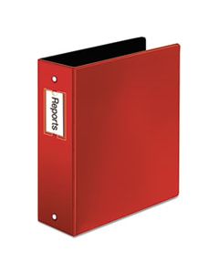 CRD18848 PREMIER EASY OPEN LOCKING ROUND RING BINDER, 3 RINGS, 3" CAPACITY, 11 X 8.5, RED
