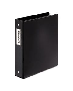 CRD18822 PREMIER EASY OPEN LOCKING ROUND RING BINDER, 3 RINGS, 1.5" CAPACITY, 11 X 8.5, BLACK