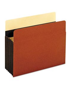 PFXC1535GHD HEAVY-DUTY FILE POCKETS, 5.25" EXPANSION, LETTER SIZE, REDROPE, 10/BOX