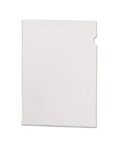 PFX61004 SEE-IN FILE JACKETS, LETTER SIZE, CLEAR, 50/BOX