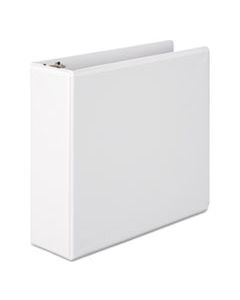 WLJ36249W 362 BASIC ROUND RING VIEW BINDER, 3 RINGS, 3" CAPACITY, 11 X 8.5, WHITE