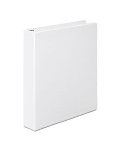 WLJ36214W 362 BASIC ROUND RING VIEW BINDER, 3 RINGS, 1" CAPACITY, 11 X 8.5, WHITE