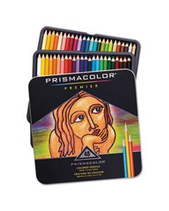 SAN3598THT PREMIER COLORED PENCIL, 3 MM, 2B (#1), ASSORTED LEAD/BARREL COLORS, 48/PACK