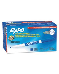 SAN86003 LOW-ODOR DRY-ERASE MARKER, FINE BULLET TIP, BLUE, DOZEN