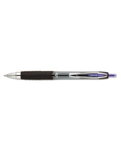 SAN70221 SIGNO 207 RETRACTABLE GEL PEN, 0.7MM, PURPLE INK, SMOKE/BLACK/PURPLE BARREL, DOZEN
