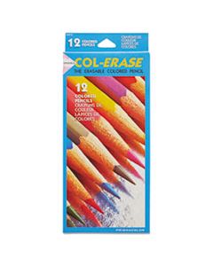 SAN20516 COL-ERASE PENCIL WITH ERASER, 0.7 MM, 2B (#1), ASSORTED LEAD/BARREL COLORS, DOZEN