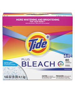 PGC84998CT LAUNDRY DETERGENT WITH BLEACH, TIDE ORIGINAL SCENT, POWDER, 144 OZ BOX, 2/CARTON