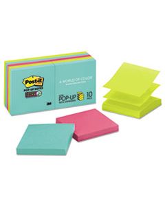 MMMR33010SSMIA POP-UP 3 X 3 NOTE REFILL, MIAMI, 90 NOTES/PAD, 10 PADS/PACK