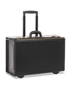 STB251622BLK TUFIDE ROLLING CATALOG CASE, 22 1/4 X 9 X 13 1/2, BLACK