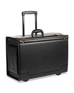 STB341626BLK ROLLING CATALOG CASE, 21 3/4 X 15 1/2 X 9 3/4, BLACK