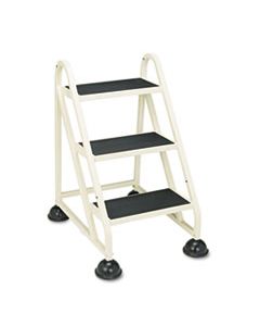 CRA103019 STOP-STEP LADDER, 32.75" WORKING HEIGHT, 300 LBS CAPACITY, 3 STEP, BEIGE