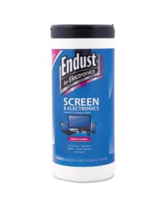 END11506 ANTISTATIC CLEANING WIPES, PREMOISTENED, 70/CANISTER