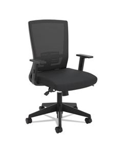 BSXVL541LH10 VL541 MESH HIGH-BACK TASK CHAIR, SUPPORTS UP TO 250 LBS., BLACK SEAT/BLACK BACK, BLACK BASE