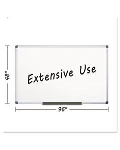 BVCCR1501170MV PORCELAIN VALUE DRY ERASE BOARD, 48 X 96, WHITE, ALUMINUM FRAME