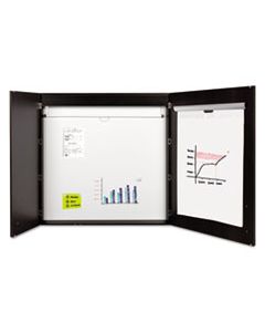 BVCCAB01010143 CONFERENCE CABINET, PORCELAIN MAGNETIC, DRY ERASE, 48 X 48, EBONY