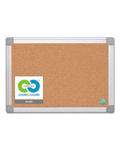 BVCCA021790 EARTH CORK BOARD, 18X24, ALUMINUM FRAME