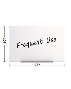 BVCDET8025397 MAGNETIC DRY ERASE TILE BOARD, 29 1/2 X 45, WHITE SURFACE