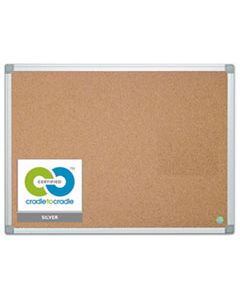 BVCCA051790 EARTH CORK BOARD, 36 X 48, ALUMINUM FRAME