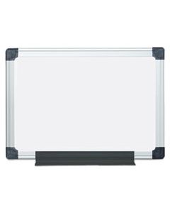 BVCMA0207170 VALUE LACQUERED STEEL MAGNETIC DRY ERASE BOARD, 18 X 24, WHITE, ALUMINUM