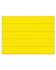 BVCFM2503 DRY ERASE MAGNETIC TAPE STRIPS, YELLOW, 6" X 7/8", 25/PACK