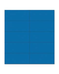 BVCFM2401 DRY ERASE MAGNETIC TAPE STRIPS, BLUE, 2" X 7/8", 25/PACK