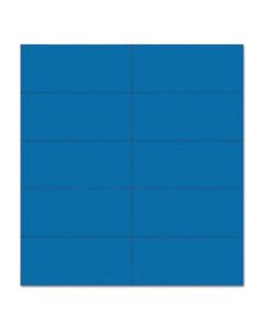 BVCFM2401 DRY ERASE MAGNETIC TAPE STRIPS, BLUE, 2" X 7/8", 25/PACK