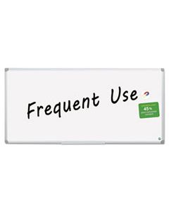 BVCMA2107790 EARTH GOLD ULTRA MAGNETIC DRY ERASE BOARDS, 48 X 96, WHITE, ALUMINUM FRAME