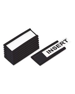 BVCFM1310 MAGNETIC CARD HOLDERS, 2W X 1H, BLACK, 25/PACK