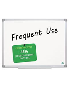 BVCMA2707790 EARTH GOLD ULTRA MAGNETIC DRY ERASE BOARDS, 48 X 72 WHITE, ALUMINUM FRAME