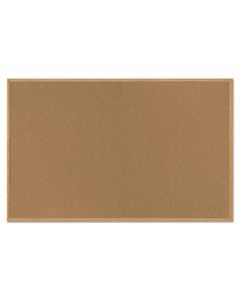 BVCSF352001239 VALUE CORK BULLETIN BOARD WITH OAK FRAME, 48 X 72, NATURAL