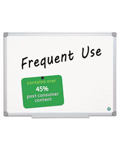 BVCMA0307790 EARTH GOLD ULTRA MAGNETIC DRY ERASE BOARDS, 24 X 36, WHITE, ALUMINUM FRAME