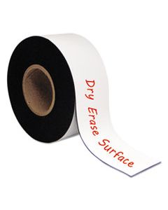 BVCFM2218 DRY ERASE MAGNETIC TAPE ROLL, WHITE, 3" X 50 FT.