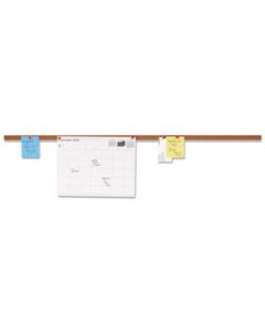 UNV43436 CORK BULLETIN BAR, BROWN, 36 X 1